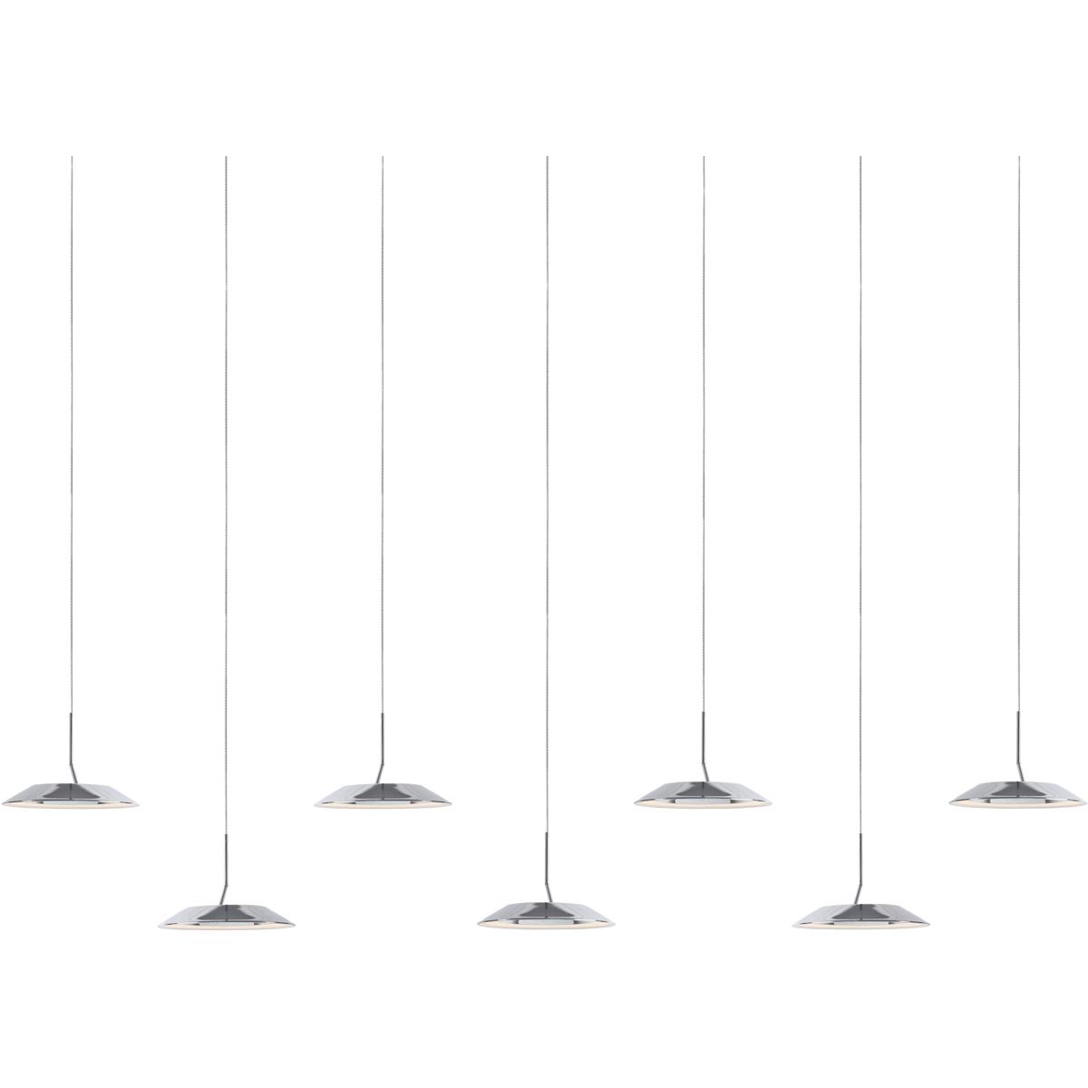 Koncept RYP-L7-SW-CRM Royyo LED 6.5 inch Chrome Pendant Ceiling Light